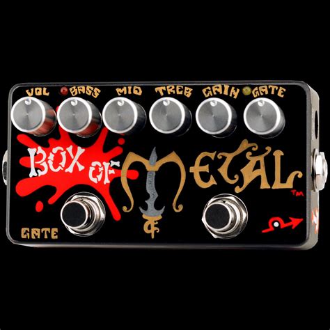 box of metal low gain|ZVEX Effects Hand Painted Box Of Metal Pedal .